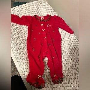 Little Me “my first christmas” 6 months onsie